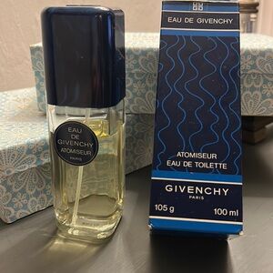 EAU DE GIVENCHY ATOMISEUR and original box.